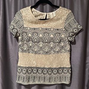 Meadow Rue Anthropologie EUC size 6 blouse